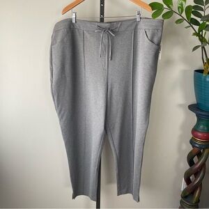 Addition Elle Pull On Trousers Comfortable Grey Plus Size 26 NWT